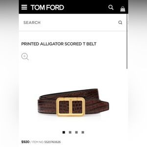 Brand New-Still in Box-Tom Ford Belt- Mens size 90